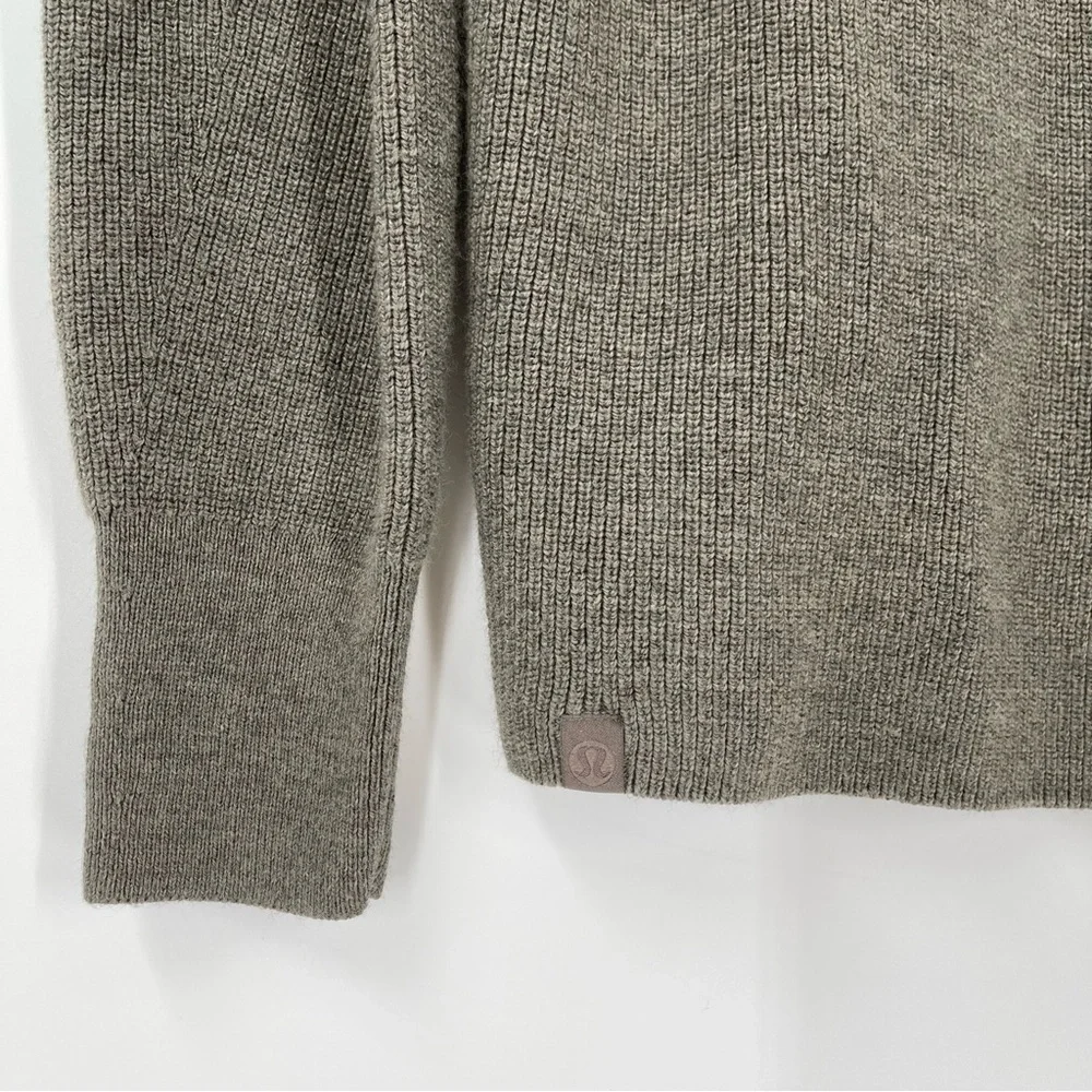 Lululemon Merino Wool-Blend Ribbed Crewneck Sweater